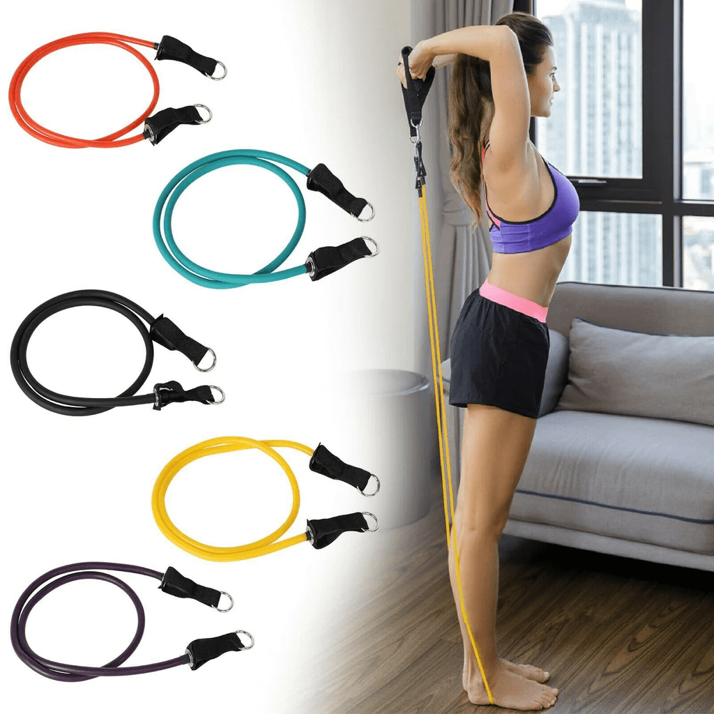 11 Pack Resistance Bands Set with Door Anchor Pulling Force Isolation Belt Set can be Adjustable 11 Pack Resistance Bands Set with Door Anchor Pulling Force Isolation Belt Set can be Adjustable