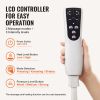 VEVOR Leg Massager with Heat, Air Compression Massager for Foot and Calf, 3 Modes & 3 Intensities, 2 Heating Levels