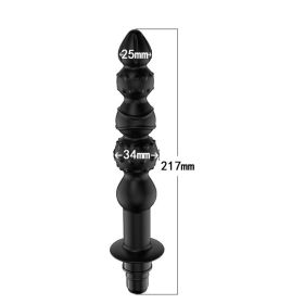 Modified Fascia Gun Silicone  Accessories Head (Option: R6 black-12to13mm)