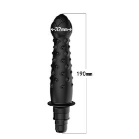 Modified Fascia Gun Silicone  Accessories Head (Option: R4 black-12to13mm)